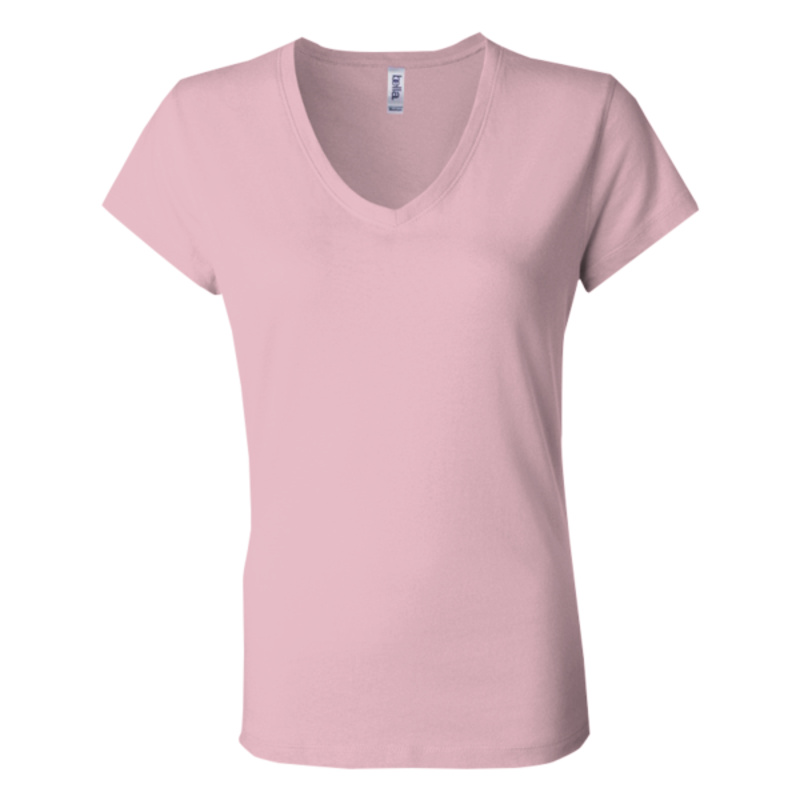 BELLA + CANVAS Ladies Jersey V-Neck Tee Thumbnail