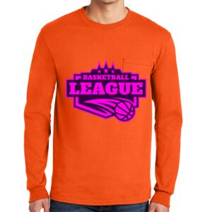 Gildan Ultra Cotton Long Sleeve T-Shirt with Pocket Thumbnail