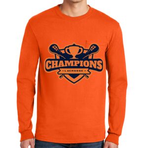Gildan Ultra Cotton Long Sleeve T-Shirt with Pocket Thumbnail