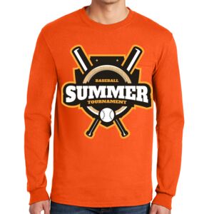 Gildan Ultra Cotton Long Sleeve T-Shirt with Pocket Thumbnail