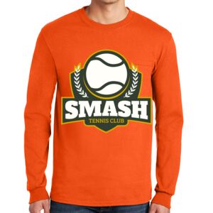 Gildan Ultra Cotton Long Sleeve T-Shirt with Pocket Thumbnail