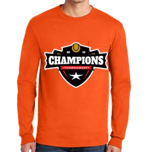 Gildan Ultra Cotton Long Sleeve T-Shirt with Pocket Thumbnail