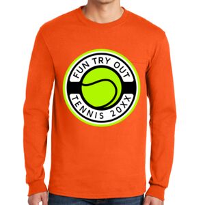 Gildan Ultra Cotton Long Sleeve T-Shirt with Pocket Thumbnail