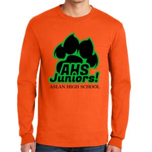 Gildan Ultra Cotton Long Sleeve T-Shirt with Pocket Thumbnail