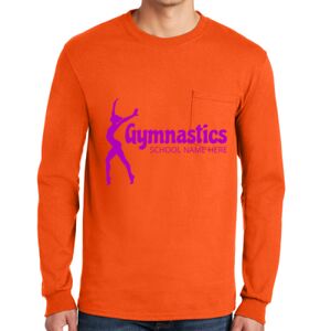 Gildan Ultra Cotton Long Sleeve T-Shirt with Pocket Thumbnail