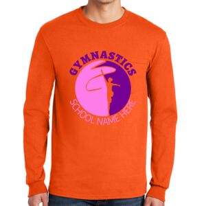 Gildan Ultra Cotton Long Sleeve T-Shirt with Pocket Thumbnail