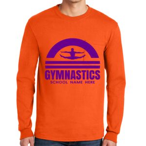 Gildan Ultra Cotton Long Sleeve T-Shirt with Pocket Thumbnail