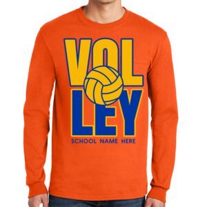 Gildan Ultra Cotton Long Sleeve T-Shirt with Pocket Thumbnail