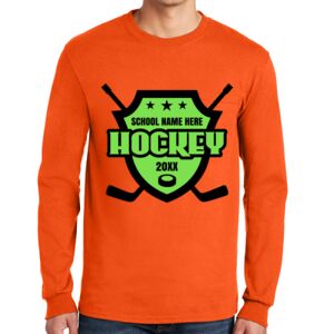 Gildan Ultra Cotton Long Sleeve T-Shirt with Pocket Thumbnail