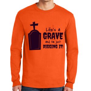 Gildan Ultra Cotton Long Sleeve T-Shirt with Pocket Thumbnail
