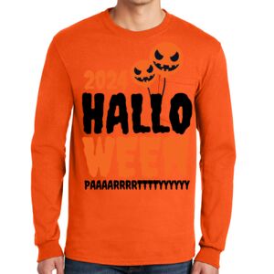 Gildan Ultra Cotton Long Sleeve T-Shirt with Pocket Thumbnail