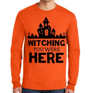 Gildan Ultra Cotton Long Sleeve T-Shirt with Pocket Thumbnail