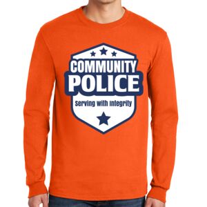 Gildan Ultra Cotton Long Sleeve T-Shirt with Pocket Thumbnail