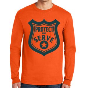 Gildan Ultra Cotton Long Sleeve T-Shirt with Pocket Thumbnail