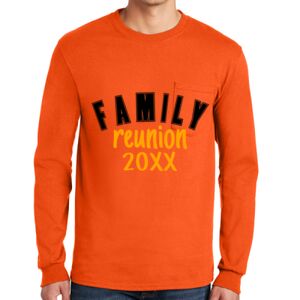 Gildan Ultra Cotton Long Sleeve T-Shirt with Pocket Thumbnail