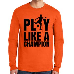 Gildan Ultra Cotton Long Sleeve T-Shirt with Pocket Thumbnail