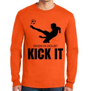 Gildan Ultra Cotton Long Sleeve T-Shirt with Pocket Thumbnail