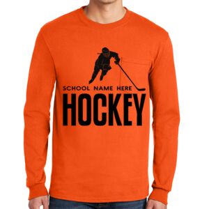 Gildan Ultra Cotton Long Sleeve T-Shirt with Pocket Thumbnail