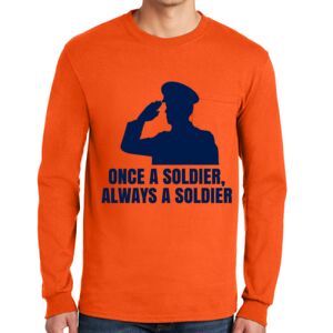 Gildan Ultra Cotton Long Sleeve T-Shirt with Pocket Thumbnail