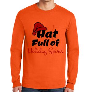 Gildan Ultra Cotton Long Sleeve T-Shirt with Pocket Thumbnail