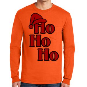 Gildan Ultra Cotton Long Sleeve T-Shirt with Pocket Thumbnail