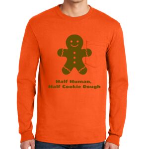 Gildan Ultra Cotton Long Sleeve T-Shirt with Pocket Thumbnail