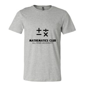 BELLA + CANVAS Unisex Short Sleeve Heather Jersey Tee Thumbnail