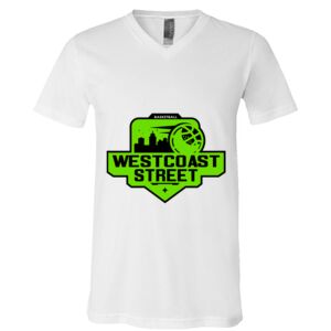 BELLA + CANVAS Unisex Jersey V-Neck Tee Thumbnail