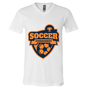 BELLA + CANVAS Unisex Jersey V-Neck Tee Thumbnail