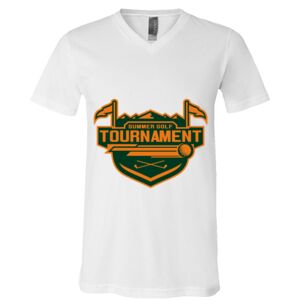 BELLA + CANVAS Unisex Jersey V-Neck Tee Thumbnail