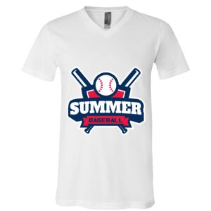 BELLA + CANVAS Unisex Jersey V-Neck Tee Thumbnail