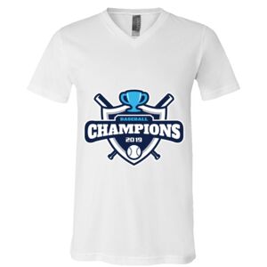 BELLA + CANVAS Unisex Jersey V-Neck Tee Thumbnail