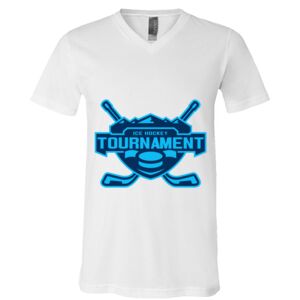 BELLA + CANVAS Unisex Jersey V-Neck Tee Thumbnail