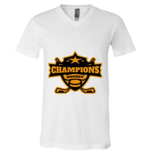 BELLA + CANVAS Unisex Jersey V-Neck Tee Thumbnail