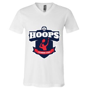 BELLA + CANVAS Unisex Jersey V-Neck Tee Thumbnail