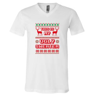 BELLA + CANVAS Unisex Jersey V-Neck Tee Thumbnail
