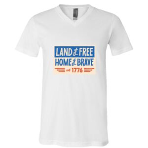 BELLA + CANVAS Unisex Jersey V-Neck Tee Thumbnail