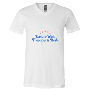 BELLA + CANVAS Unisex Jersey V-Neck Tee Thumbnail