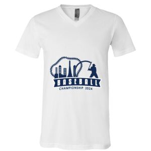 BELLA + CANVAS Unisex Jersey V-Neck Tee Thumbnail