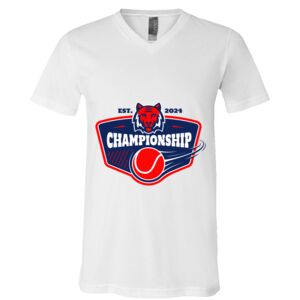 BELLA + CANVAS Unisex Jersey V-Neck Tee Thumbnail