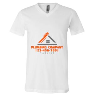 BELLA + CANVAS Unisex Jersey V-Neck Tee Thumbnail