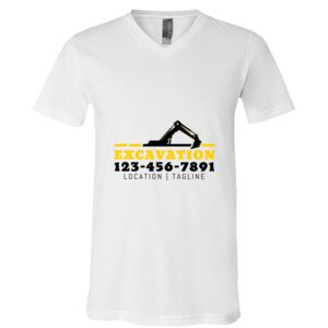BELLA + CANVAS Unisex Jersey V-Neck Tee Thumbnail
