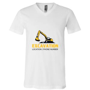 BELLA + CANVAS Unisex Jersey V-Neck Tee Thumbnail