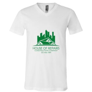 BELLA + CANVAS Unisex Jersey V-Neck Tee Thumbnail