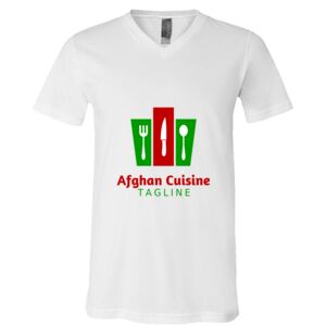 BELLA + CANVAS Unisex Jersey V-Neck Tee Thumbnail
