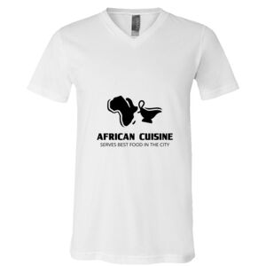 BELLA + CANVAS Unisex Jersey V-Neck Tee Thumbnail