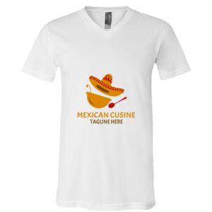 BELLA + CANVAS Unisex Jersey V-Neck Tee Thumbnail