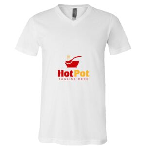 BELLA + CANVAS Unisex Jersey V-Neck Tee Thumbnail