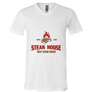 BELLA + CANVAS Unisex Jersey V-Neck Tee Thumbnail