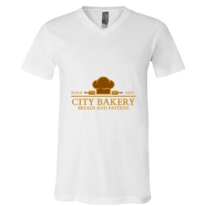 BELLA + CANVAS Unisex Jersey V-Neck Tee Thumbnail